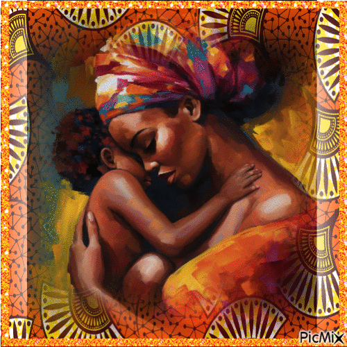 FEMME AFRICAINE - Бесплатный анимированный гифка