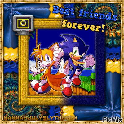 ♤Sonic and Tails - Best Friends Forever!♤ - Free animated GIF - PicMix