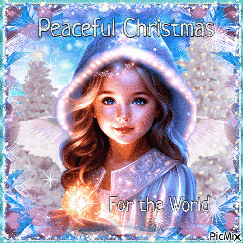 Peaceful Christmas - Ilmainen animoitu GIF