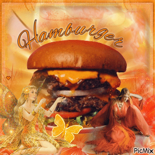 Hamburger - Bezmaksas animēts GIF
