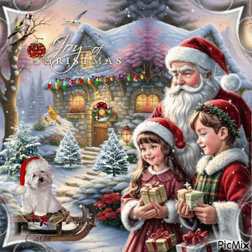 Joy of Christmas - Бесплатни анимирани ГИФ