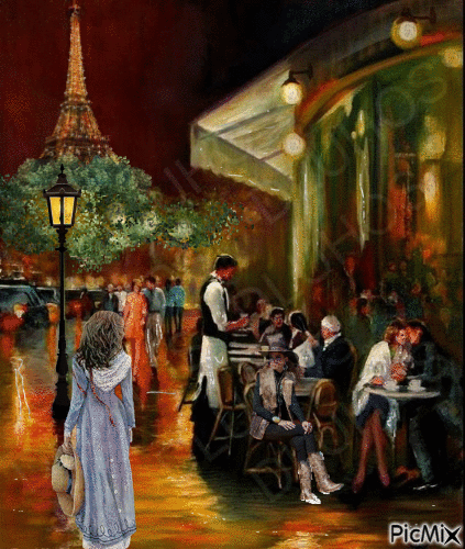 Café de París. - Besplatni animirani GIF