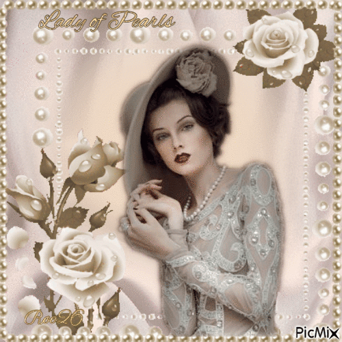 Portrait ~ Lady of Pearls ~ - Besplatni animirani GIF