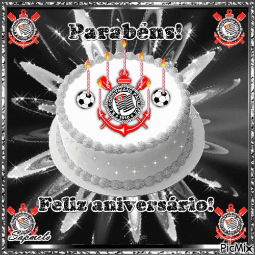 Aniversário - Corinthians - Бесплатни анимирани ГИФ
