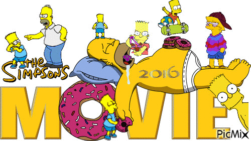 Homer Simpson - Ilmainen animoitu GIF