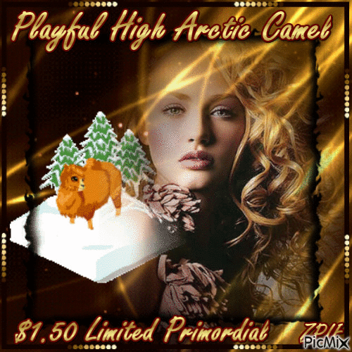 Playful High Arctic Camel 1.50 tree - Бесплатный анимированный гифка