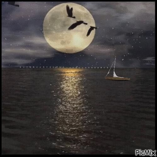 moonrise - Ingyenes animált GIF
