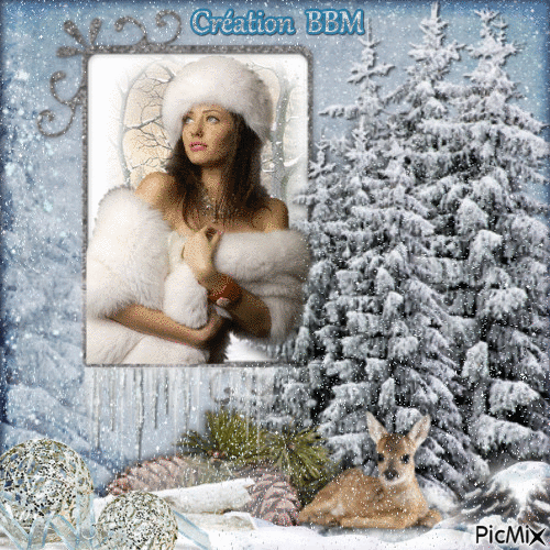 Portrait hivernal par BBM - Bezmaksas animēts GIF