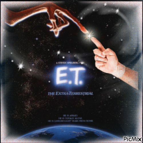 FILM ET - GIF animado grátis