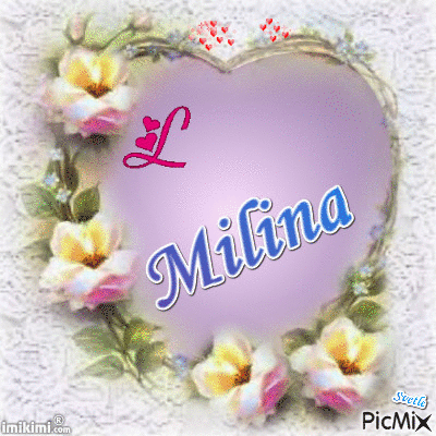 Milina - Бесплатный анимированный гифка