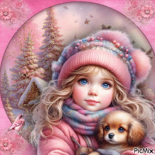 Bambino in inverno-Concorso - Ingyenes animált GIF