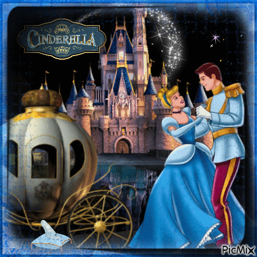 Cinderella - Animovaný GIF zadarmo