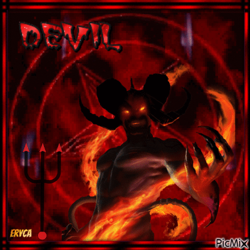 Le diable en enfer - GIF animado gratis