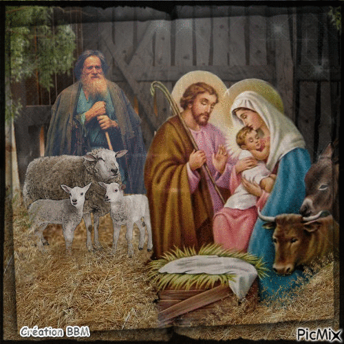 Nativité par BBM - GIF animado gratis