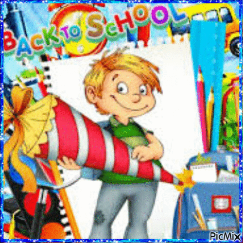 Back to school - GIF animate gratis
