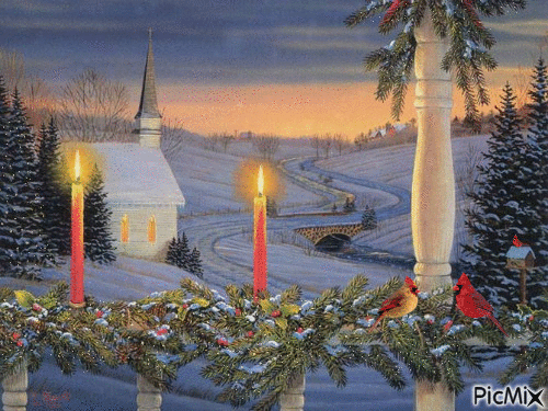 Tranquil Christmas - Ingyenes animált GIF