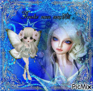 Les petites poupées bleues - Δωρεάν κινούμενο GIF