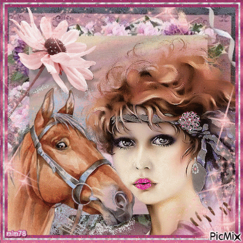 L'amour pour les chevaux concours - Δωρεάν κινούμενο GIF