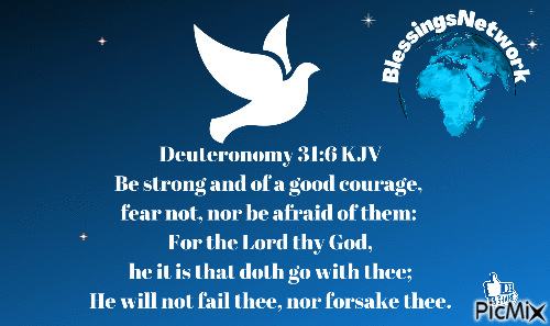 #Deuteronomy 31:6 - Free animated GIF