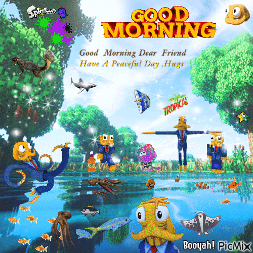 Octodad Morning!! - Zdarma animovaný GIF