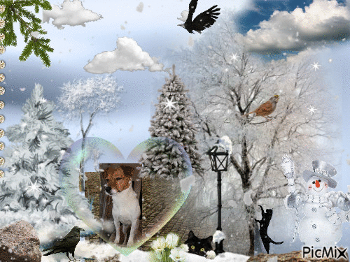 Die Magie des Winters . . . - Free animated GIF