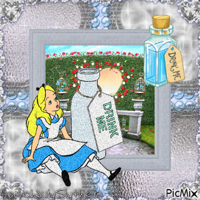 {Alice in Wonderland - Drink Me} - Δωρεάν κινούμενο GIF