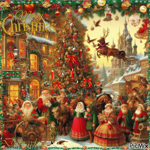 Hace tiempo Navidad!   dubravka4 - Ingyenes animált GIF