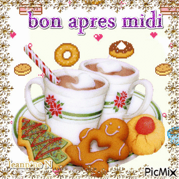bon apres midi - Бесплатный анимированный гифка