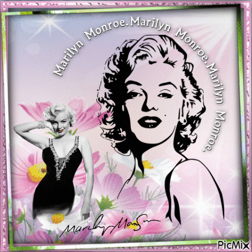 Marilyn Monroe - Nemokamas animacinis gif