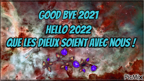 hello 2022 - GIF animado grátis