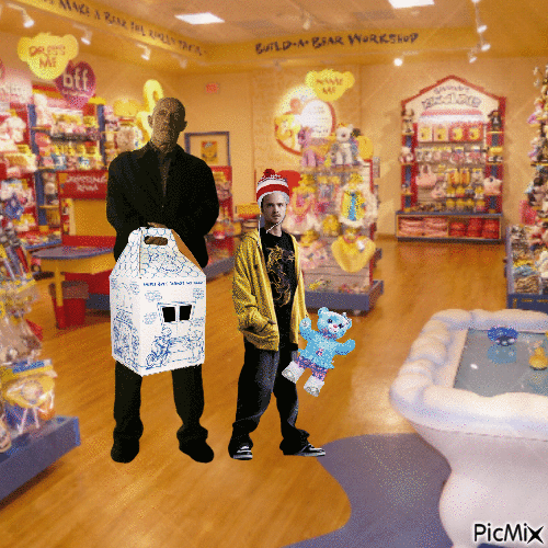 Mike and Jesse Build-A-Bear - GIF animate gratis