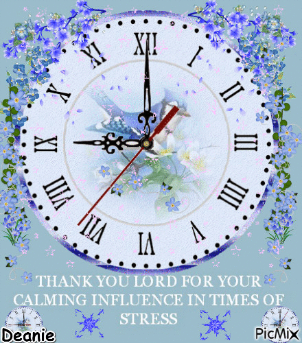 Thank You Lord For Your Calming Influence In Times Of Stress - Ilmainen animoitu GIF