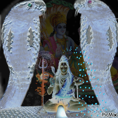 GOD SHIV- VISHNU - Darmowy animowany GIF