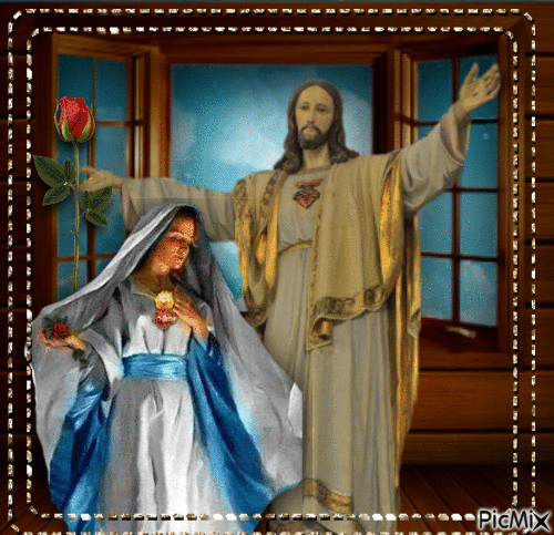 Jesus blessed mother - Δωρεάν κινούμενο GIF