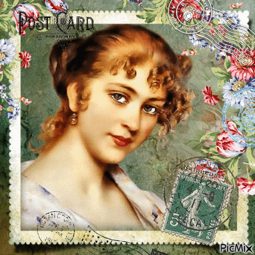 Victorian Lady - Free animated GIF