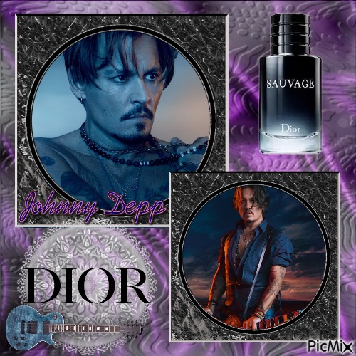 Johnny Depp Sauvage DIOR - Free PNG