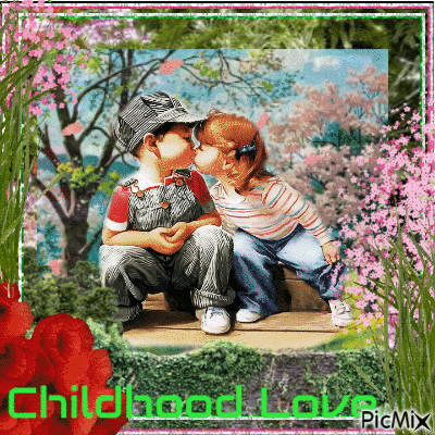 childhood love - 免费动画 GIF