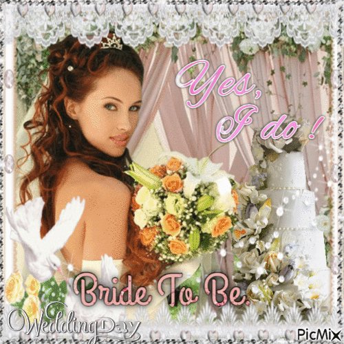 Bride to be . - Free animated GIF