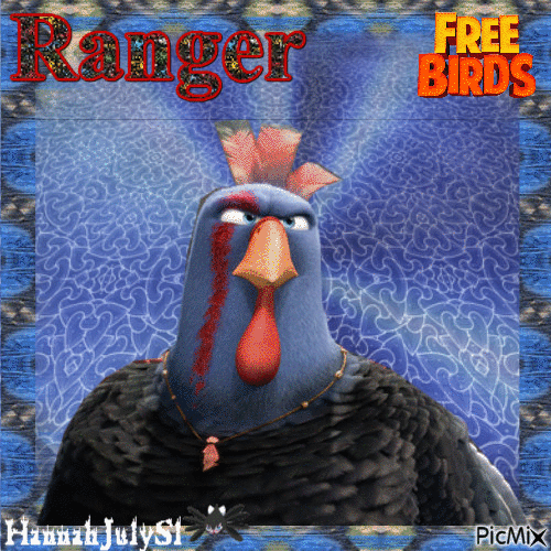 Ranger from Free Birds - GIF animé gratuit