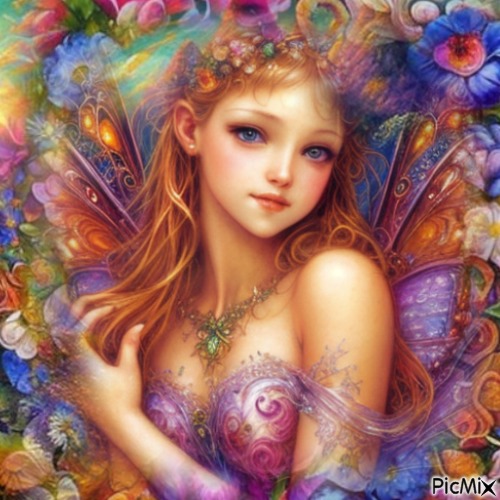 flowers fairy - png gratuito