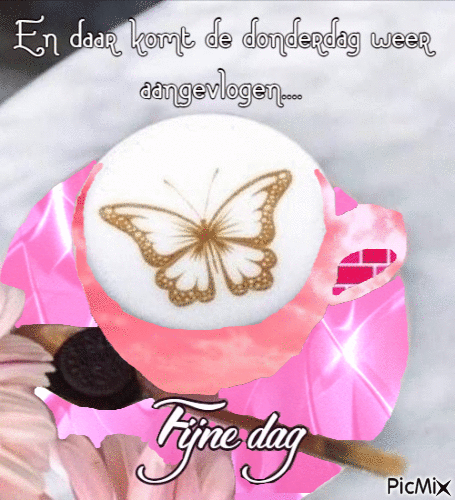 roze donderdag - Бесплатный анимированный гифка
