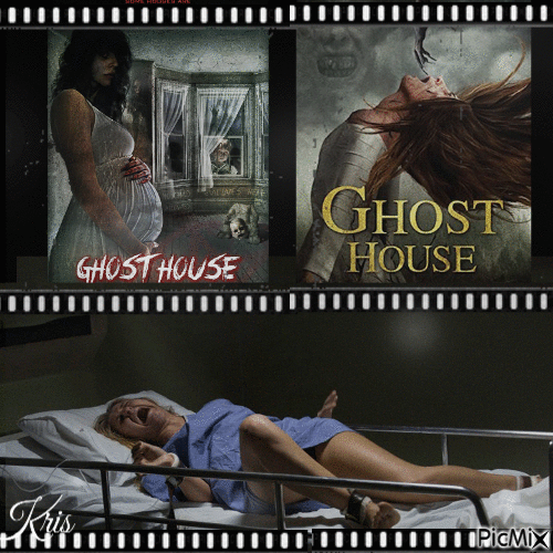 Ghost House - GIF animé gratuit