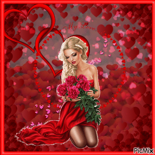 Lady Valentine - Бесплатный анимированный гифка
