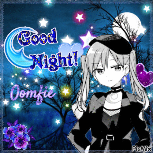 yoyoko good night - GIF animé gratuit