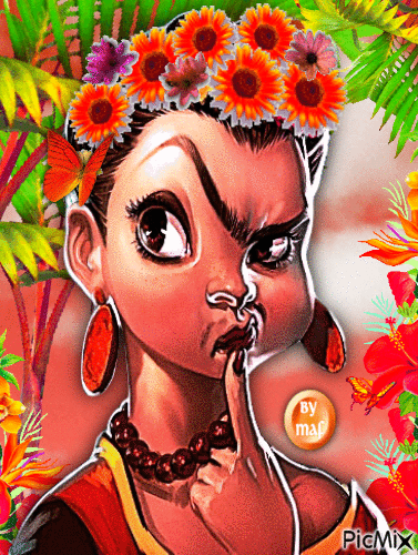 Frida Kahlo - Zdarma animovaný GIF