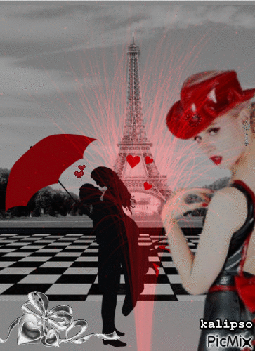 Love in Paris.. - Ücretsiz animasyonlu GIF