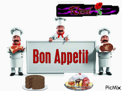bon appétit - Ingyenes animált GIF