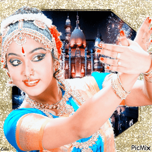 Bollywood Lady - Nemokamas animacinis gif