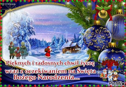 Boże Narodzenie - Бесплатный анимированный гифка