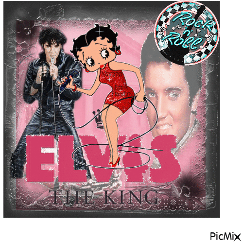 Betty & Elvis Duet - Gratis animeret GIF